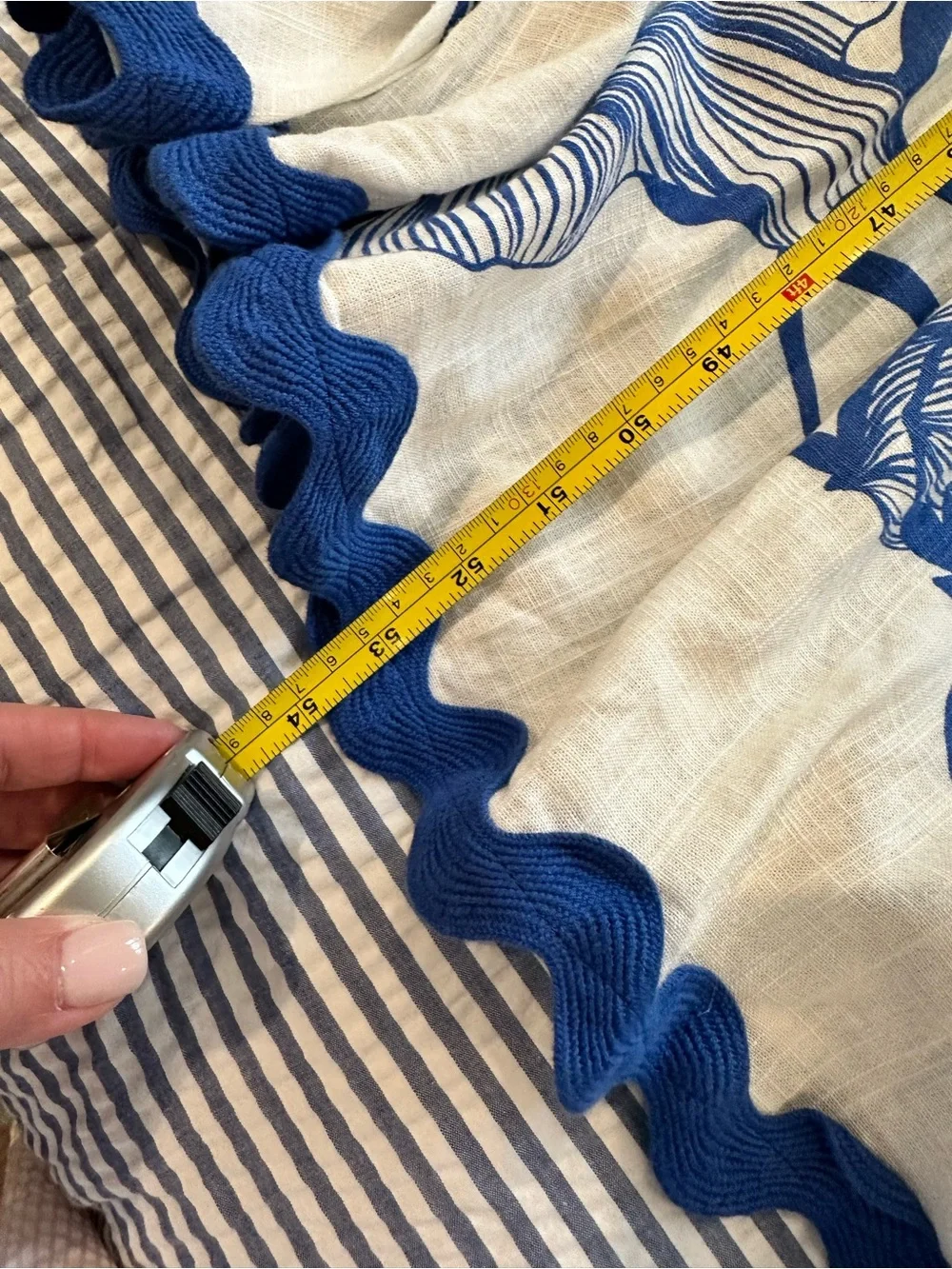 Blue and White Coastal Sundress - XL - Summer Style - Picture 5 of 12